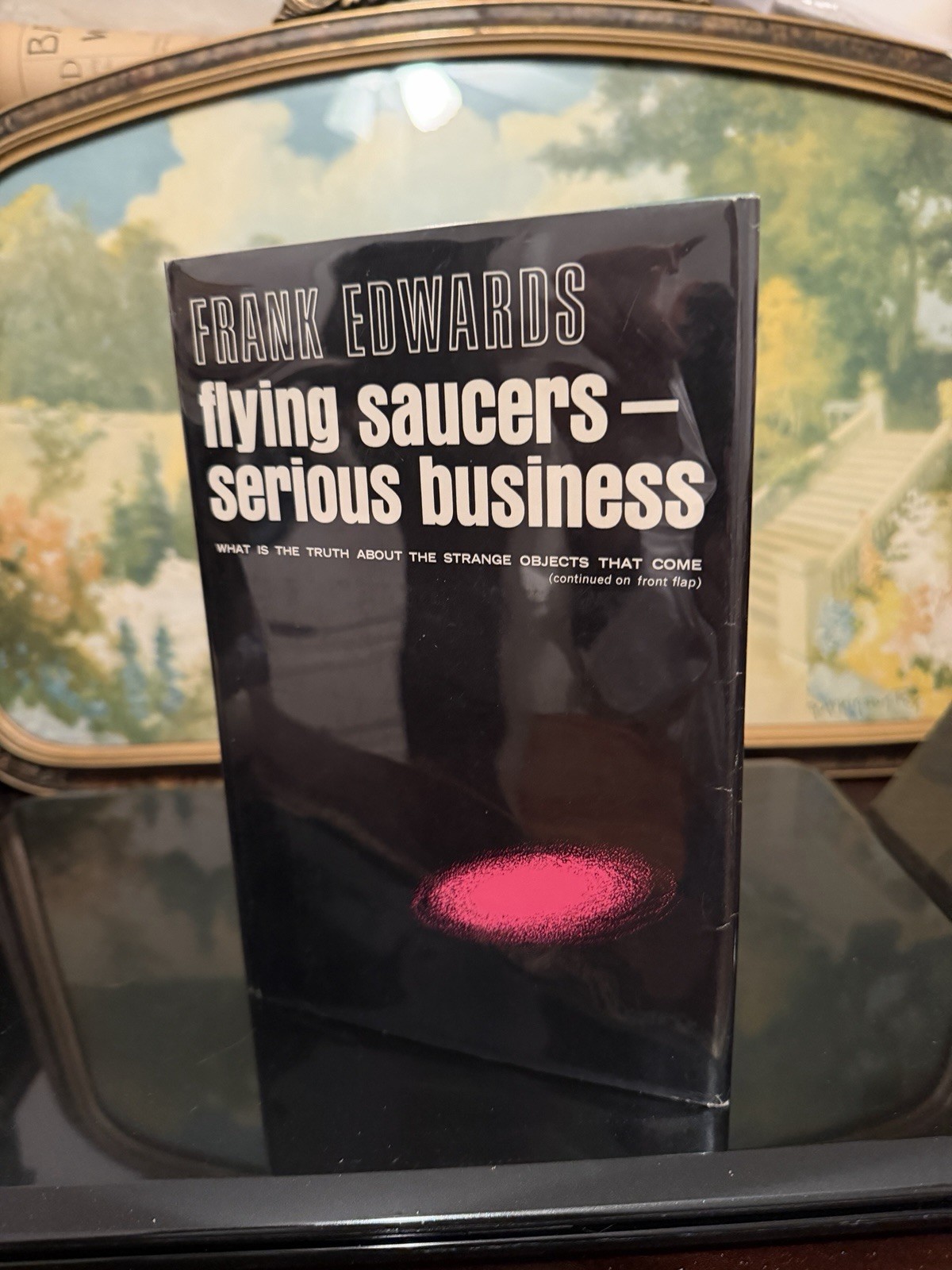 Flying Saucers-Serious Business Signed Frank Edwards 1st Edition