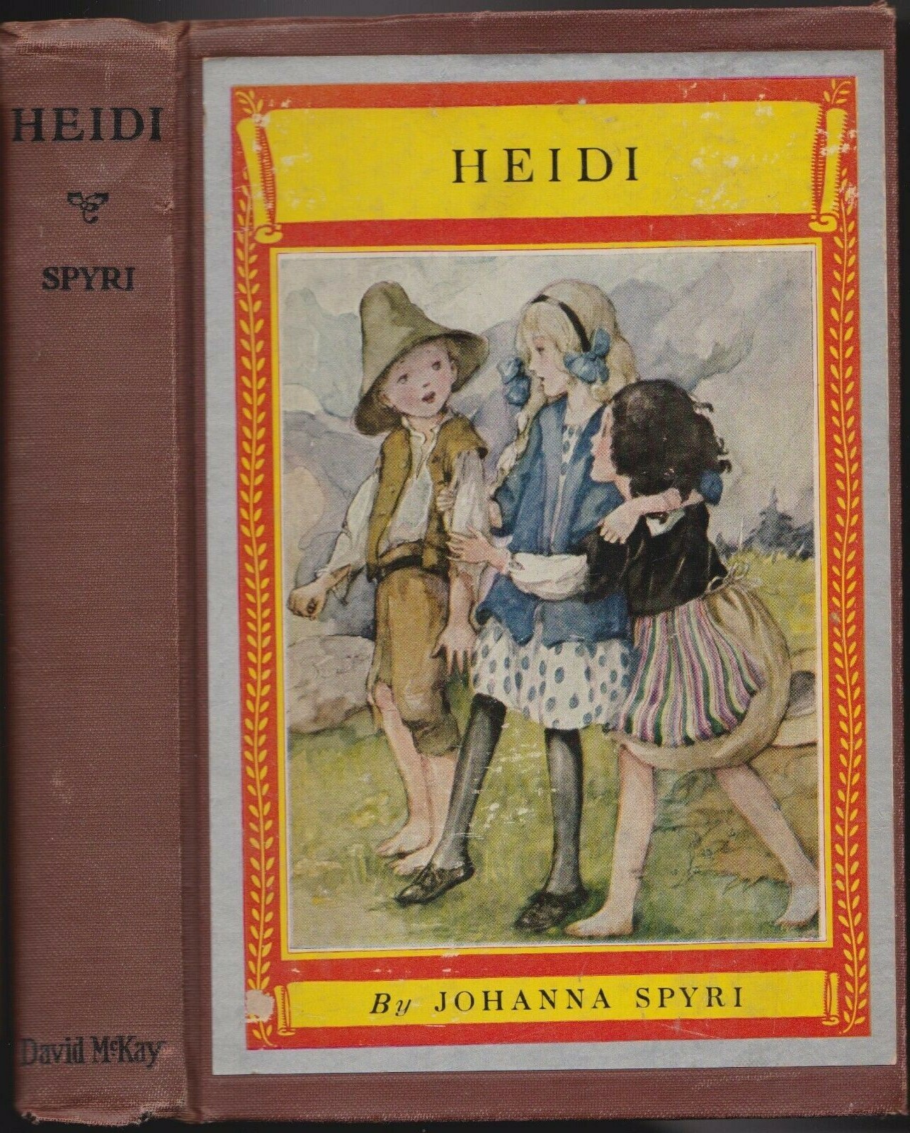 HEIDI: Johanna Spyri 1923 HC – David McKay Co.“ Newberry Classics * SHIPS FREE *