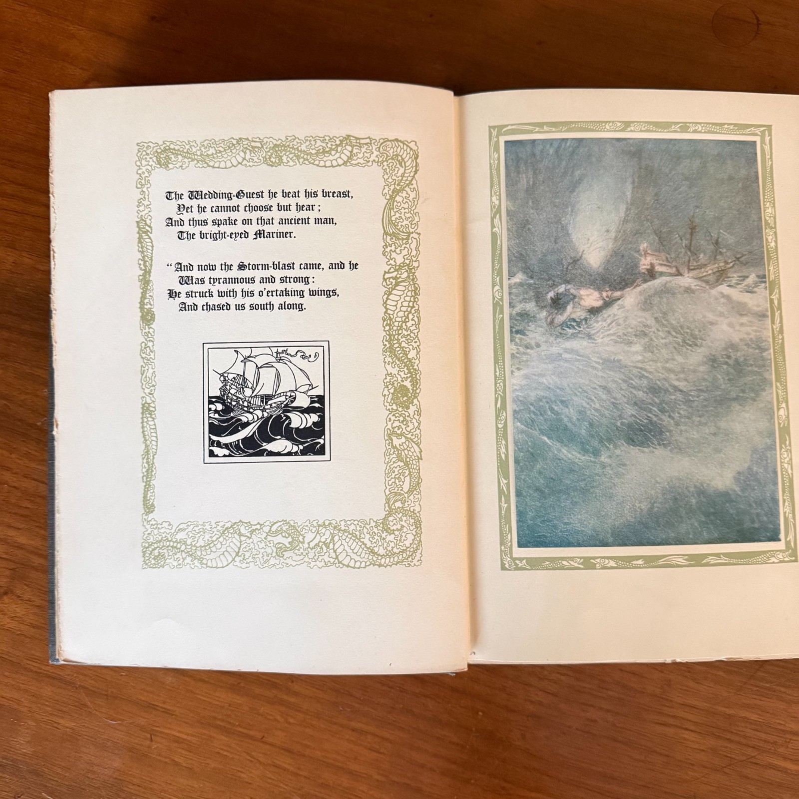 Rare 1910 Willy Pogany Ancient Mariner – COMPLETE 20 Plates Art Nouveau Binding