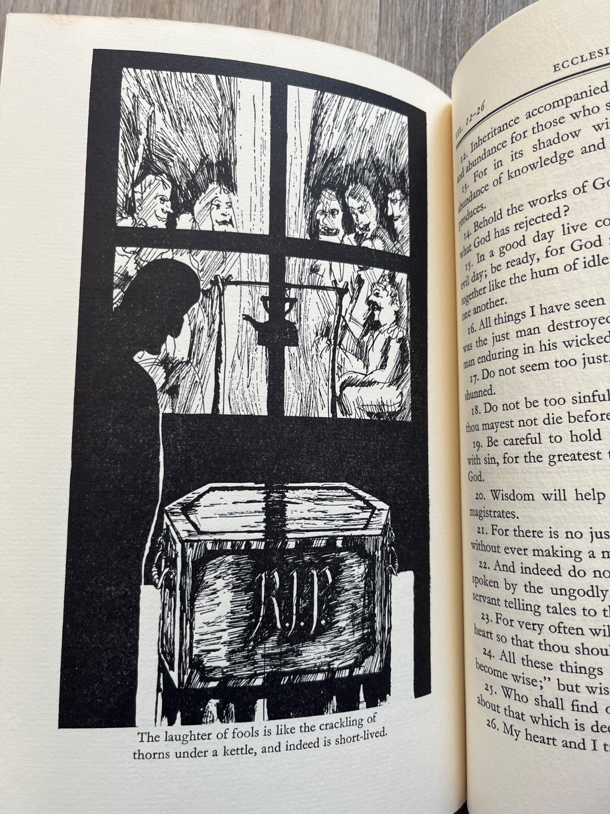 ecclesiastes – based on the septuagint by w.e. bruges 1973 . signed copy !