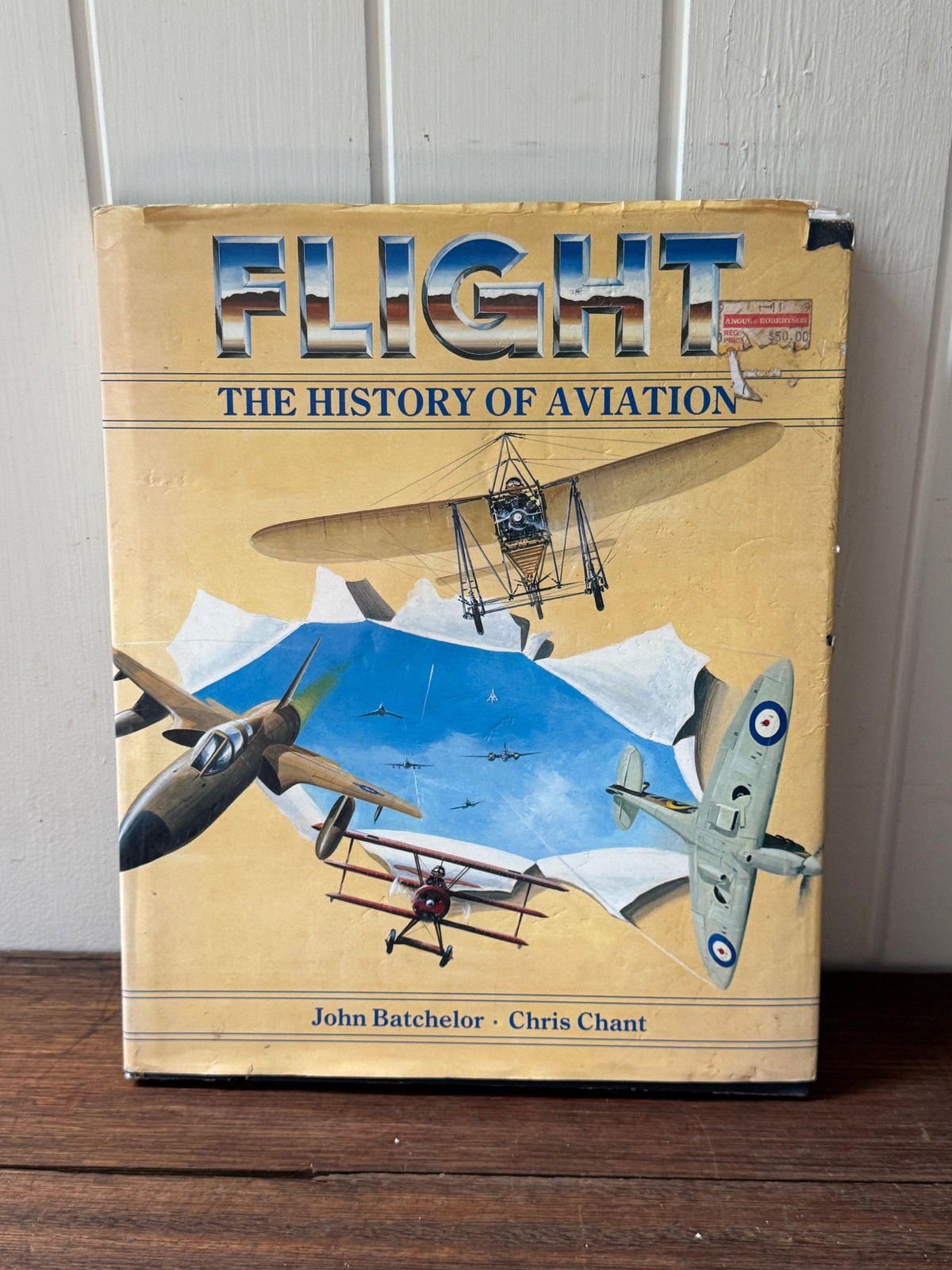 1990 FLIGHT – The History of Aviation John Batchelor & Chris Chant Planes Book