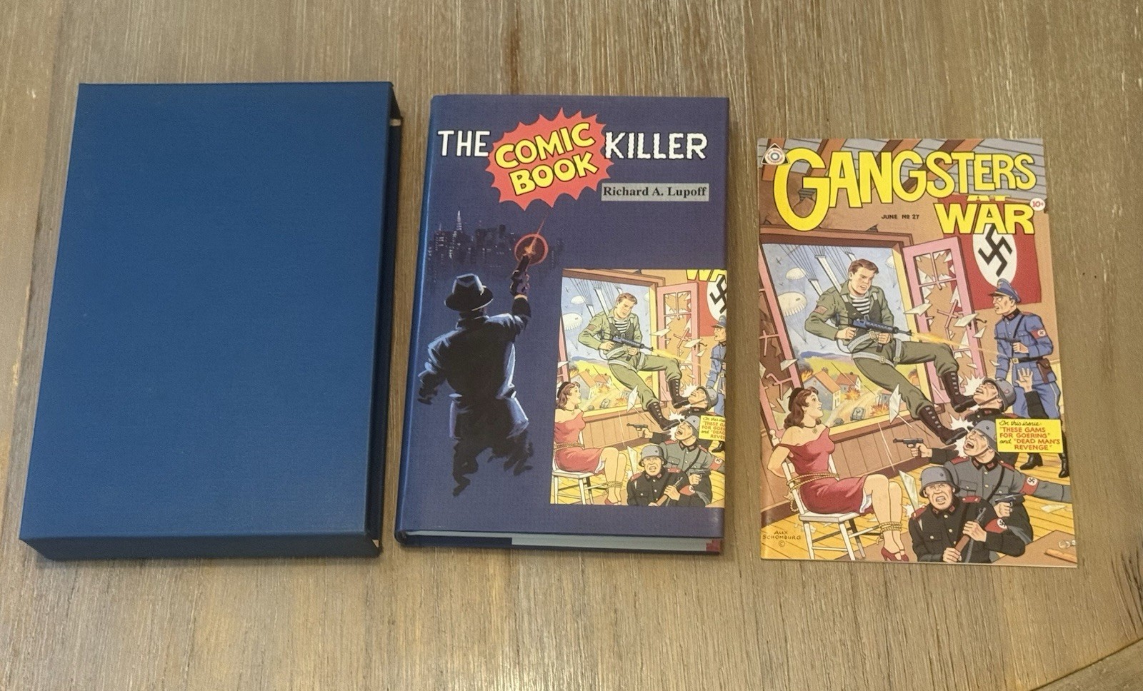 The Comic Book Killer *SIGNED* by Richard Lupoff 1988 HC / Slipcase