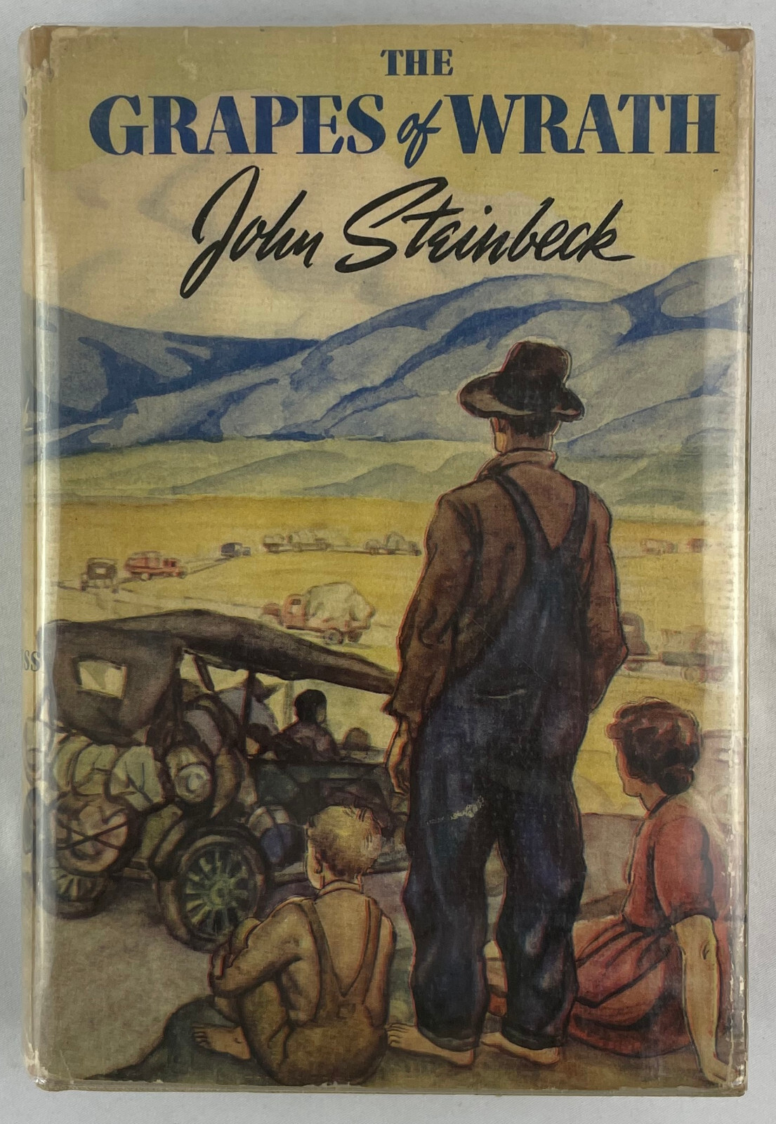 The Grapes of Wrath, John Steinbeck, 1939, 1st Ed 2nd Printing, HCDJ