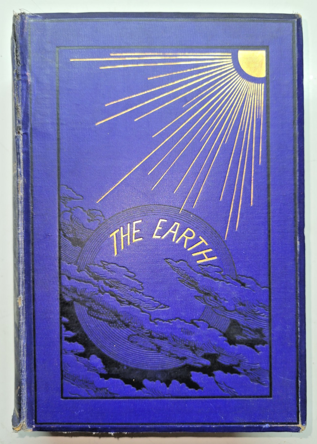 THE EARTH A DESCRIPTIVE HISTORY Élisée Reclus 1877 Rare Single Vol Color Maps