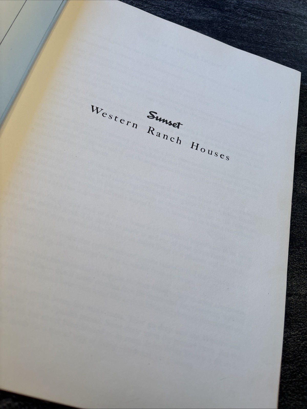 Vintage Sunset Western Ranch Houses w/Cliff May Hardcover 2nd Printing 1947