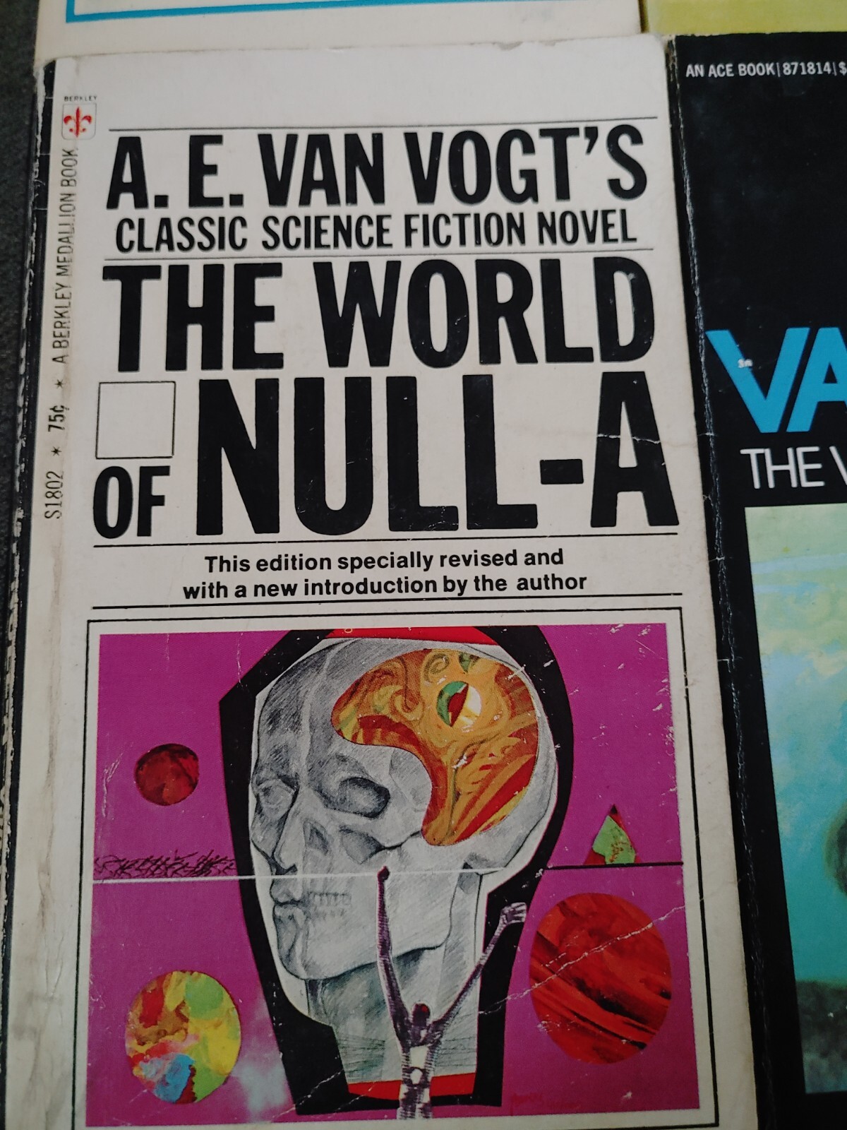 A.E. Van Vogt Science Fiction Paperbacks Lot Of 4 Different Titles GD Condition