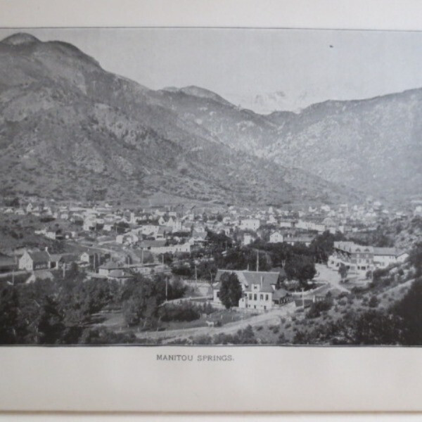 1905 OVER RANGE GOLDEN GATE Travel Guide Colorado Utah Nevada California Oregon