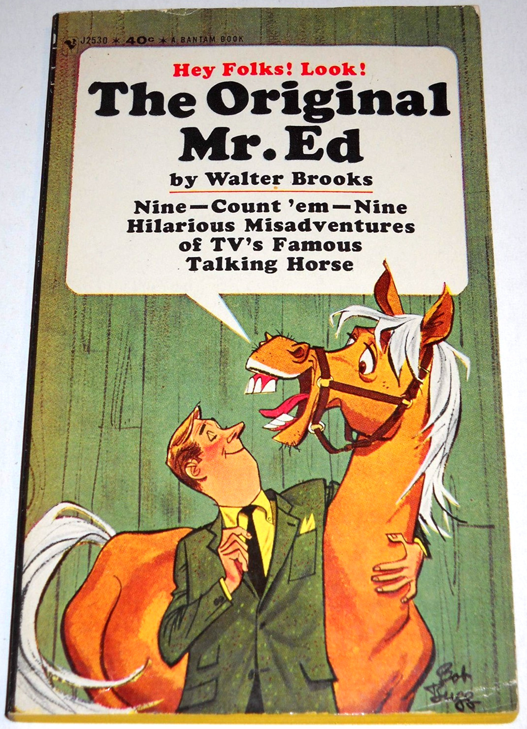 SCARCE FN 1961 Original Mr. Ed Walter Brooks ALAN YOUNG TV tie-in pb book