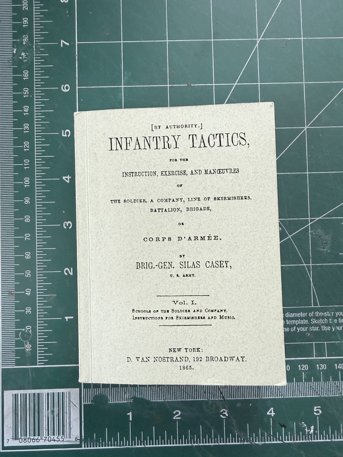 Silas Casey’s Infantry Tactics Vol. 1 CIVIL WAR CORPS D’ARMEE Illus.