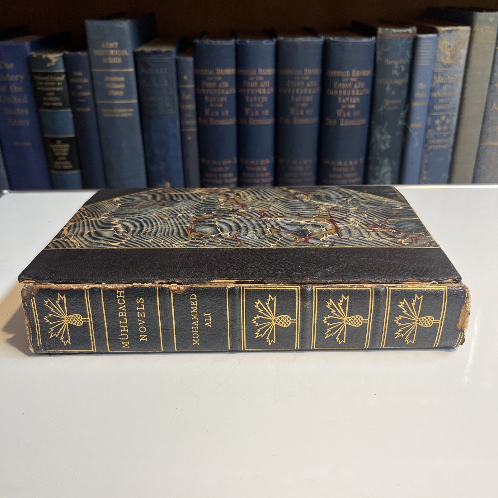 Mohammed Ali by L. Muhlbach (hardcover 1/4 leather, 1898