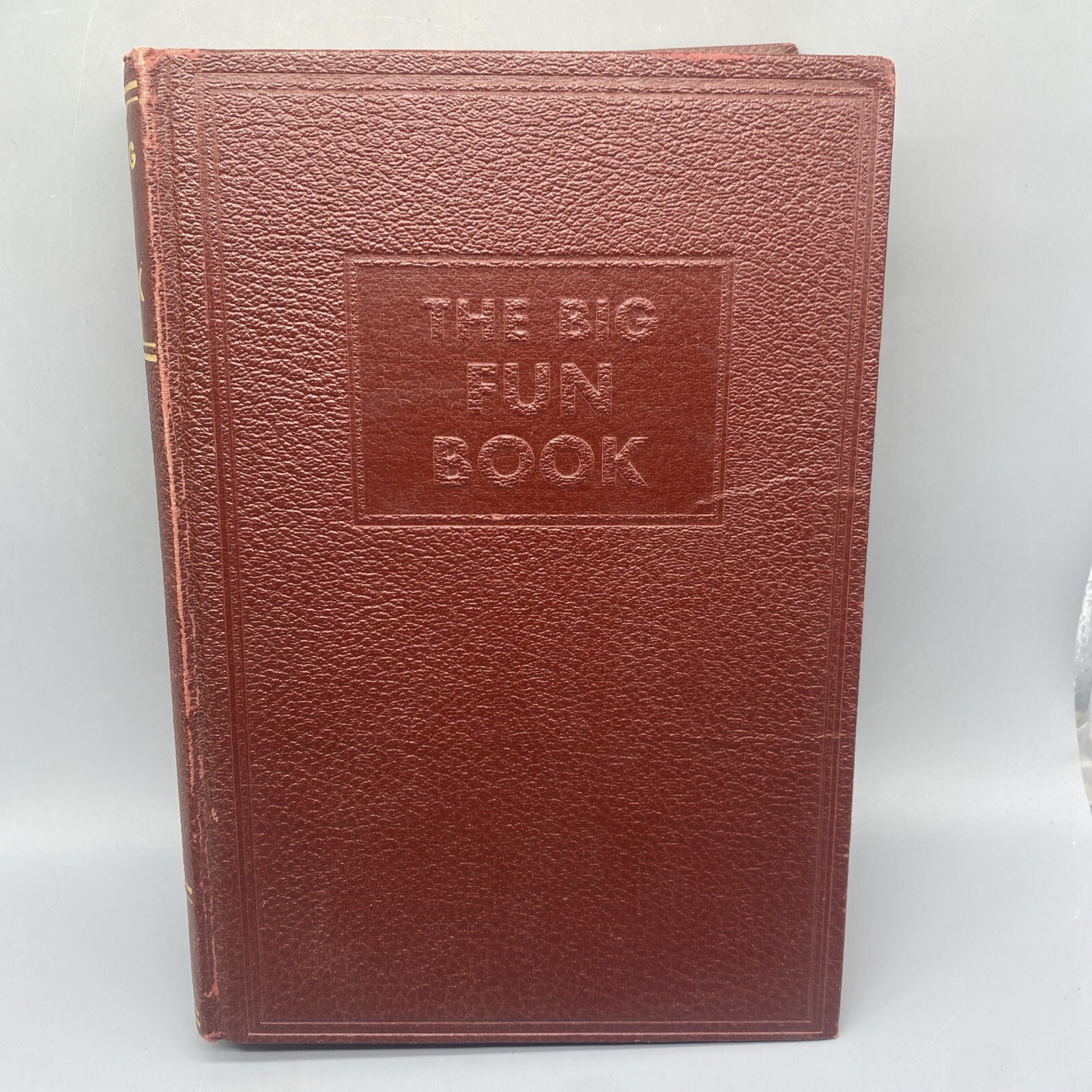 The Big Fun Book Jerome S. Meyer 1940, 1952 Puzzles Quizzes The Grolier Society