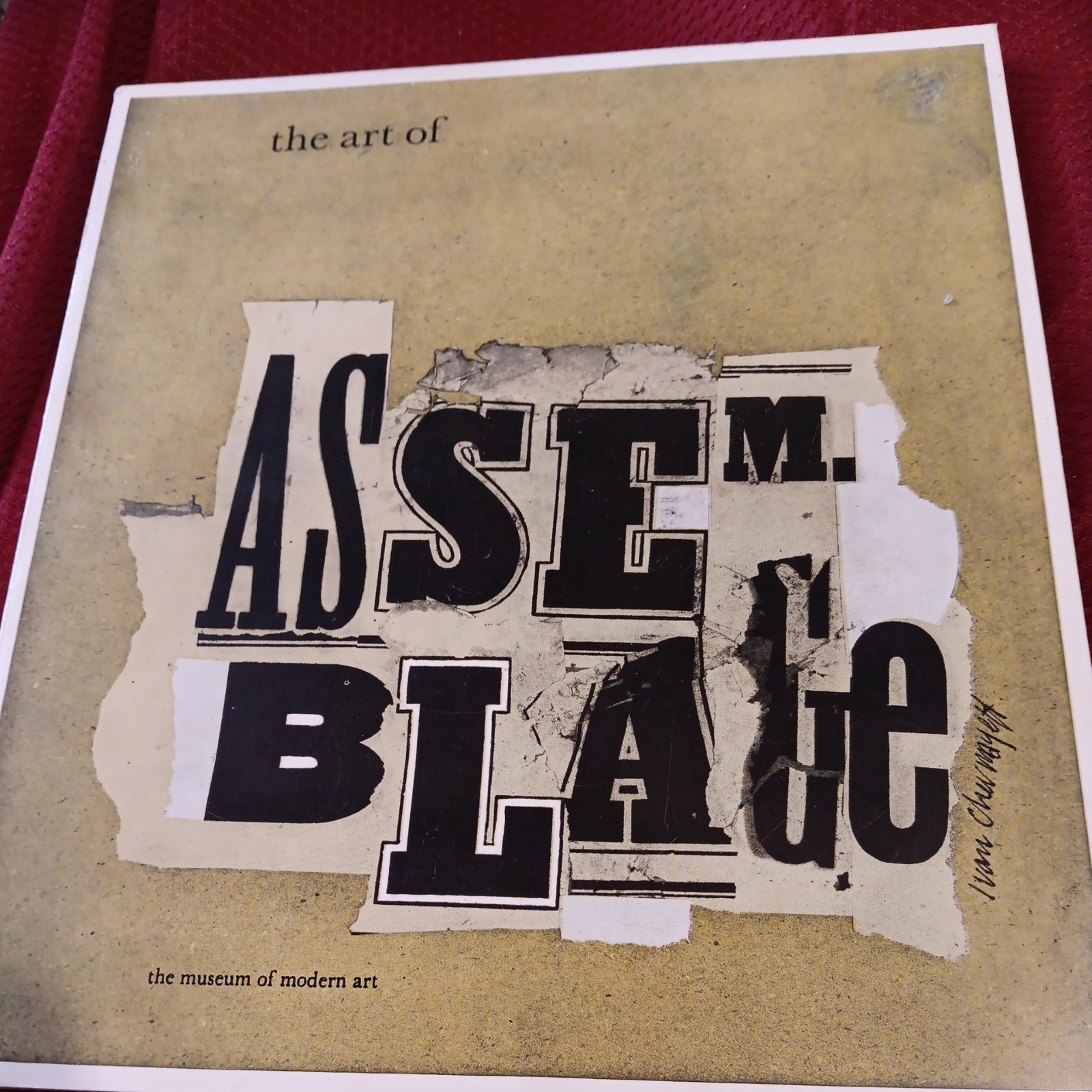 The Art of Assemblage by Peter Seitz (1968 / Museum of Modern Art / Softcover)