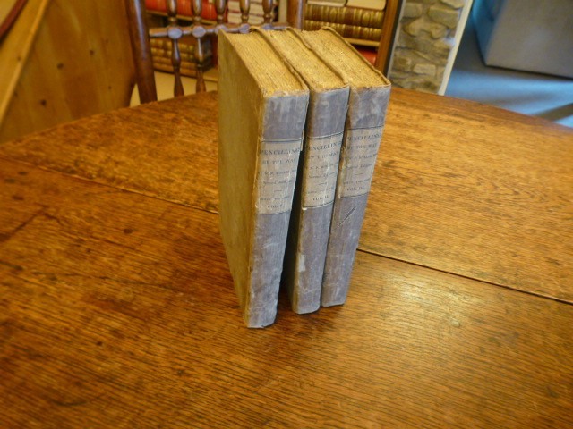 1836 THREE DECKER TRAVEL IN ORIGINAL BOARDS GRAND TOUR FRANCE & ITALY VG COND