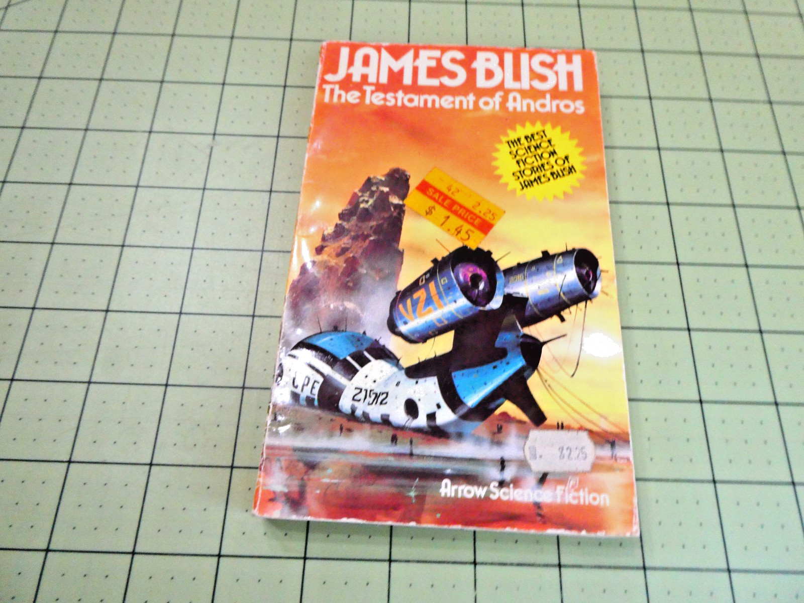 THE TESTAMENT OF ANDROS BY JAMES BLISH 1977 ARROW BKS VINTAGE UK EDITION SF
