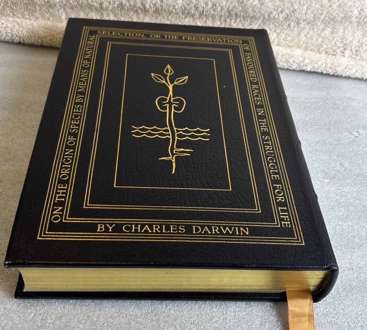 On the Origin of Species Charles Darwin Easton Press Leather Collector’s Edition