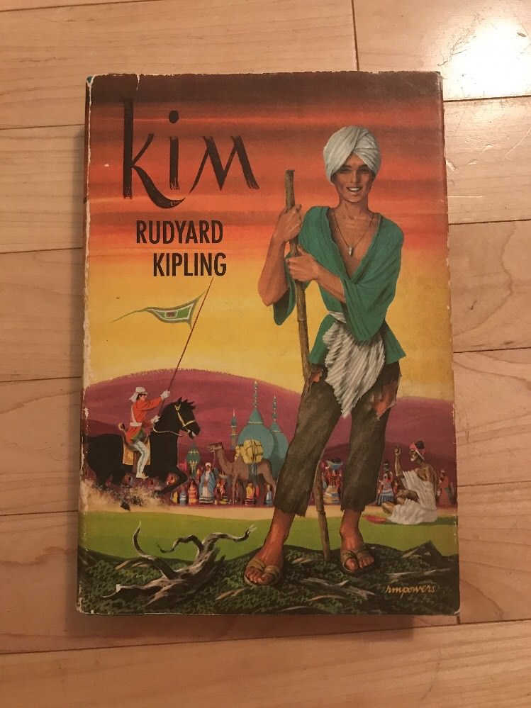 KIM By Rudyard Kipling (1901) Doubleday Hardcover w Jacket Unmarked VTG