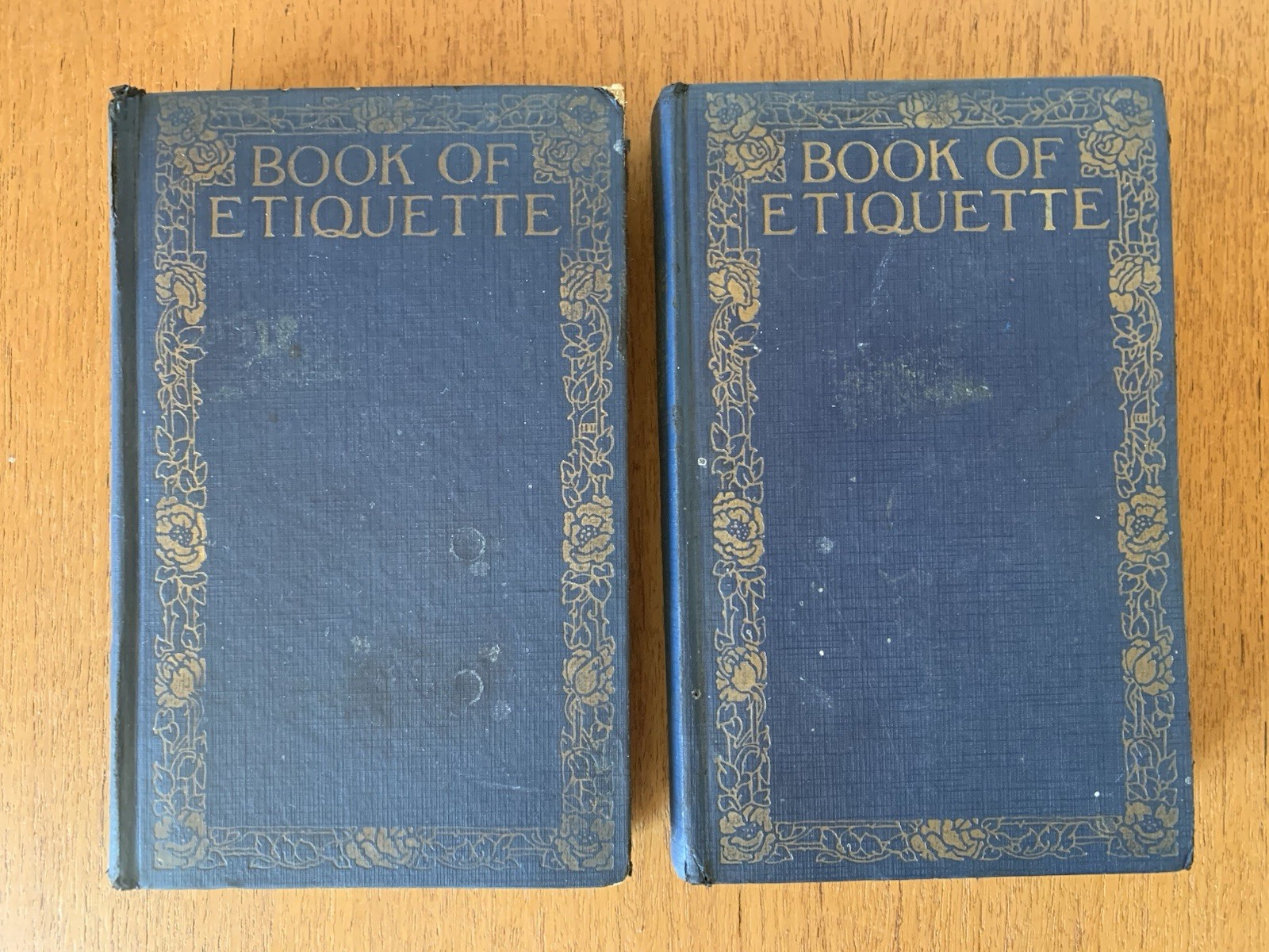 Antique 2 Book Set: The Book of Etiquette Vol I & II – Lillian Eichler 1924