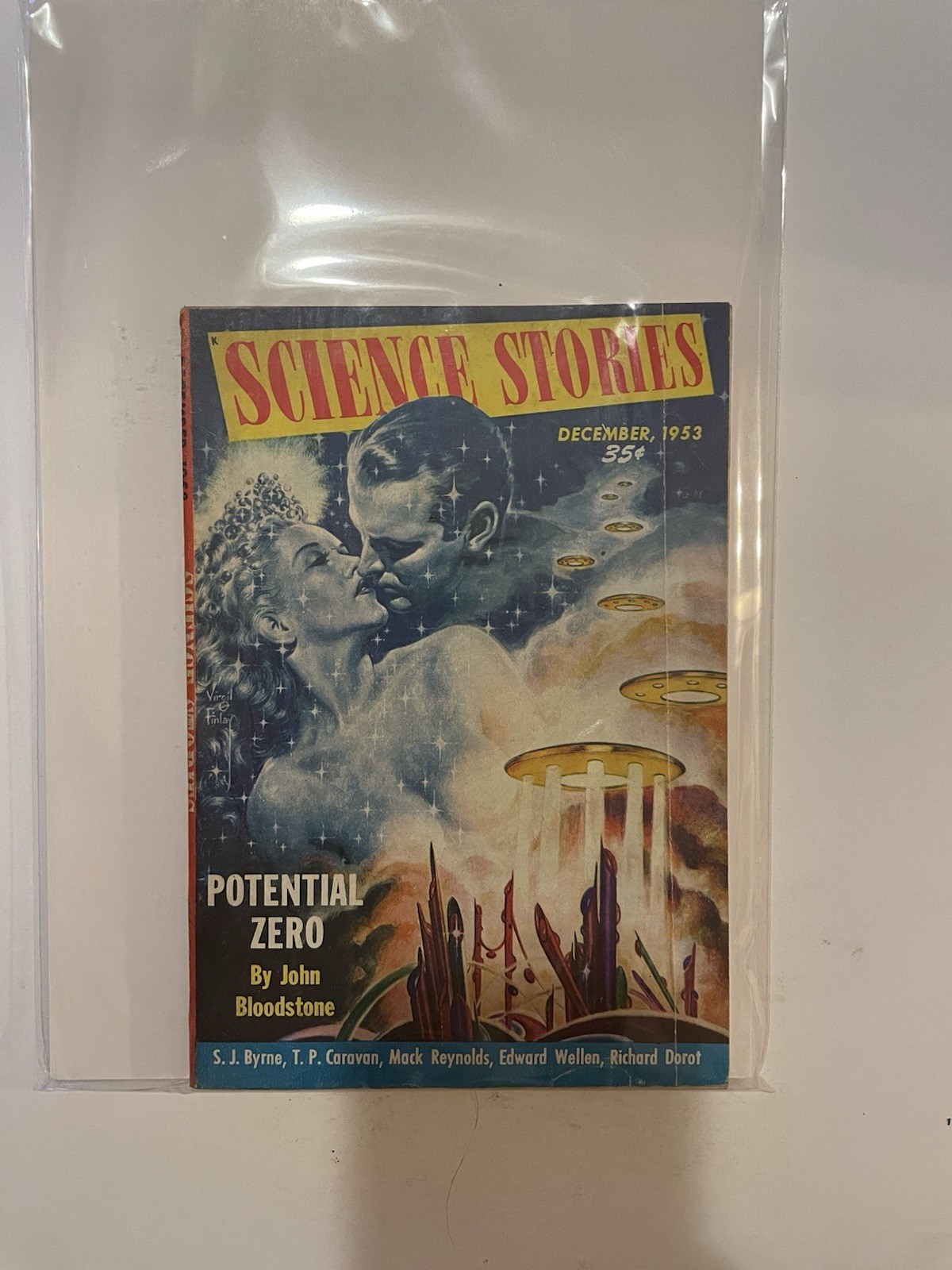 Science Stories 2 Very Good/Fine 5.0 1953 Pulp Palmer Pub