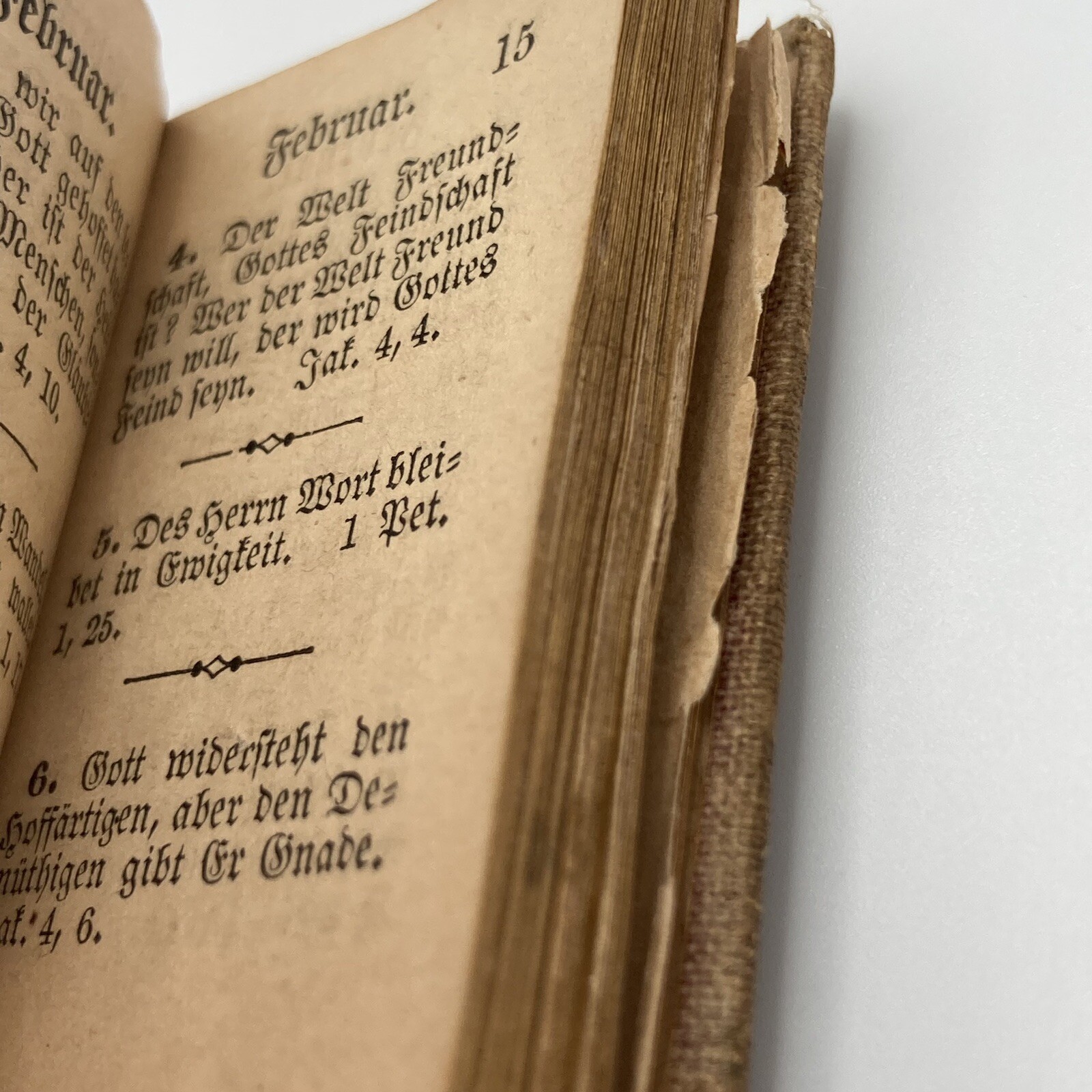 19thC Miniature Book German Language Devotional Inscribed Dated 1863