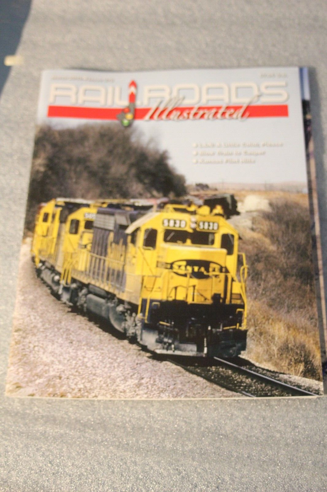 TRAIN RAILROADS ILLUSTRATED MAGAZINE MARCH 2010 #370 SLOW TRAIN TO CASPER KANSAS
