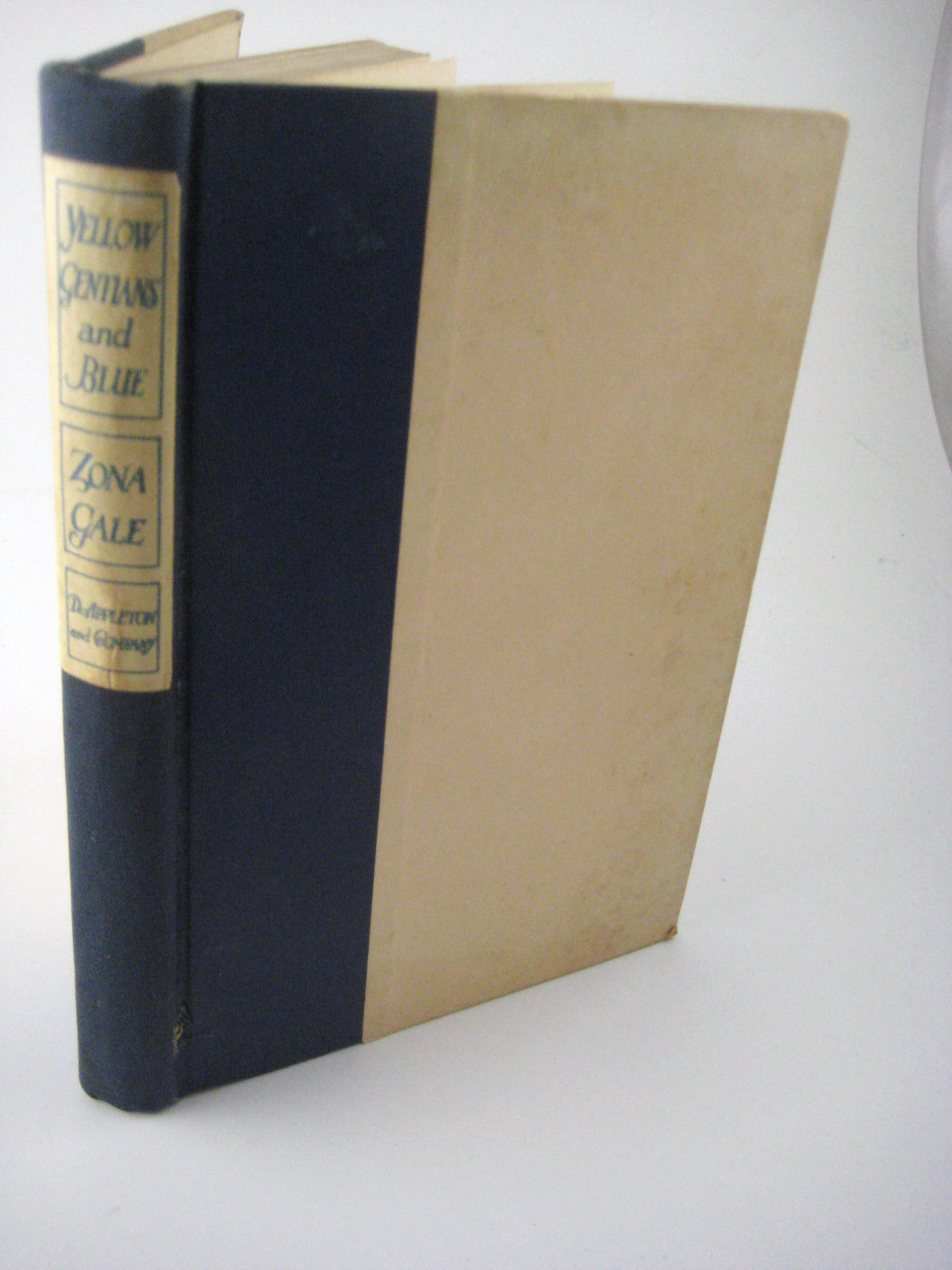 Yellow Gentians And Blue Zona Gale 1927 1st Edition 1st Printing Novel Pulitzer