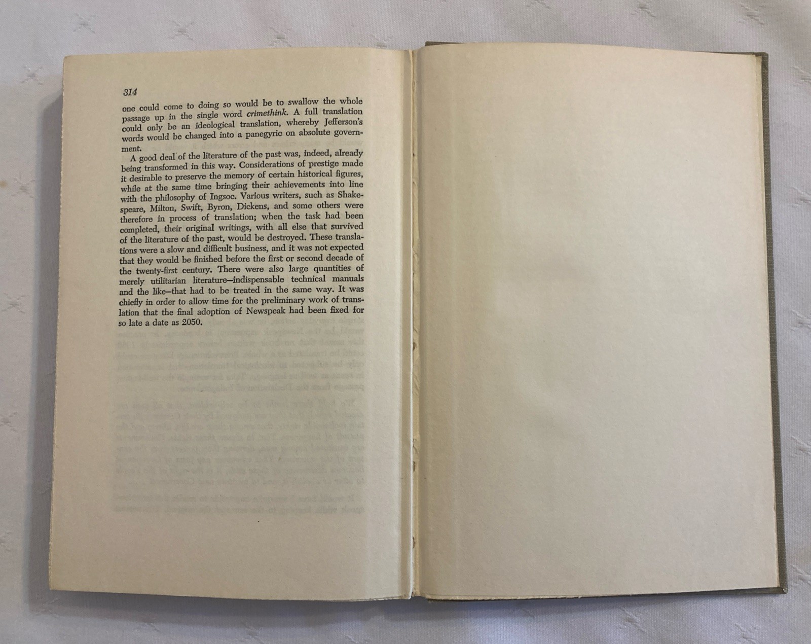 George Orwell Nineteen Eighty-Four (1984) 1949 First Canadian Edition Hardcover
