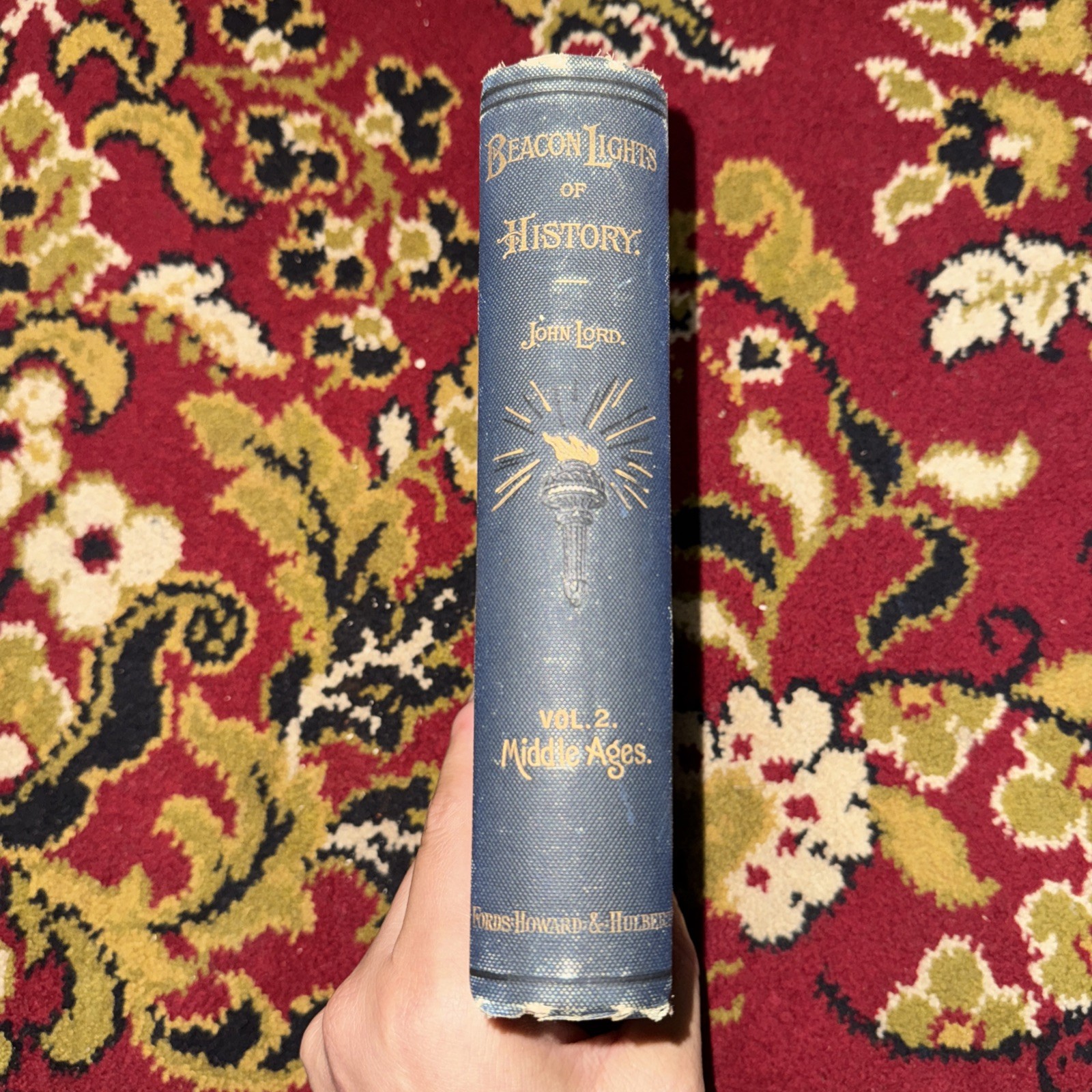 1883 Beacon Lights of History by John Lord Middle Ages Volume 2 Mohammed Aquinas
