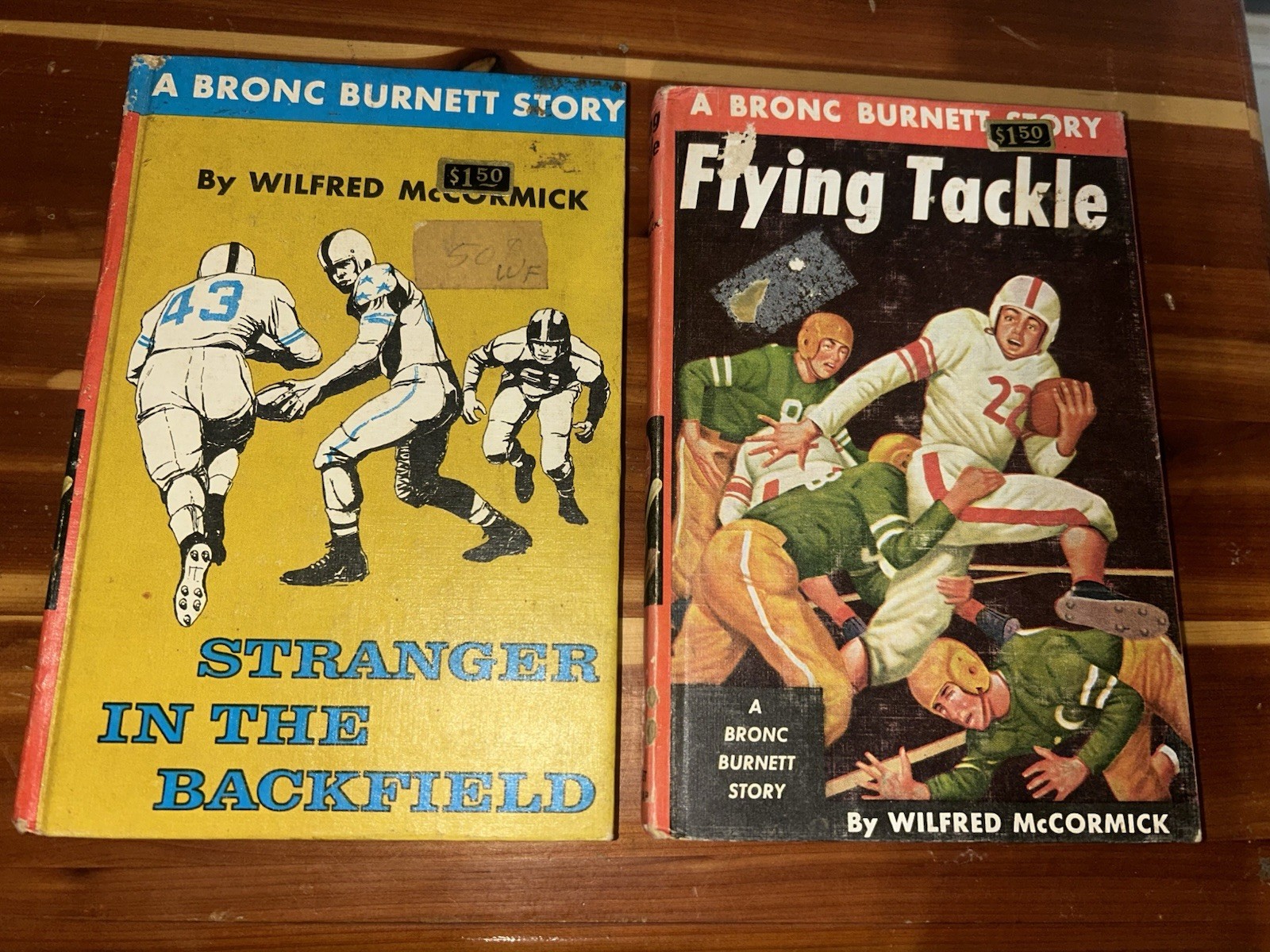 Bronc Burnett #13 & #8 – Stranger in the Backfield & Flying Tackle By Wilfred