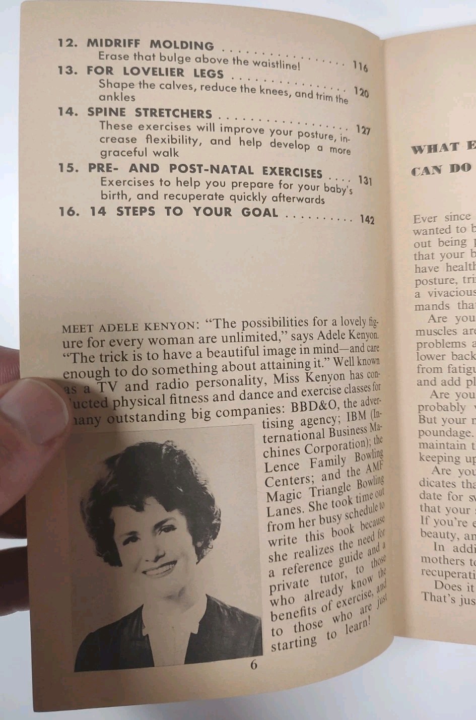 Adele Kenyon’s Famous Exercise Formula 14 Days to a New Figure 1st Print (1962)