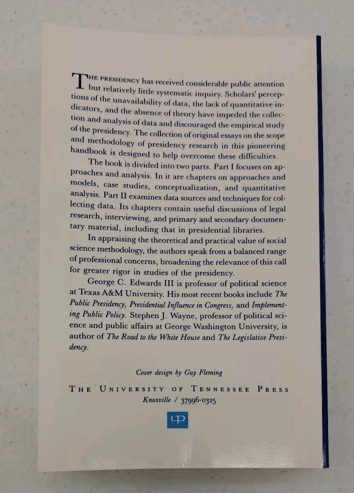 1983 1st Edition Paperback-Studying the Presidency-George C Edwards-S. Wayne
