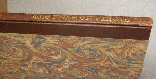 FATE OF VIRGIL … BY DANTE Melville Best Anderson & John Henry Nash 1931