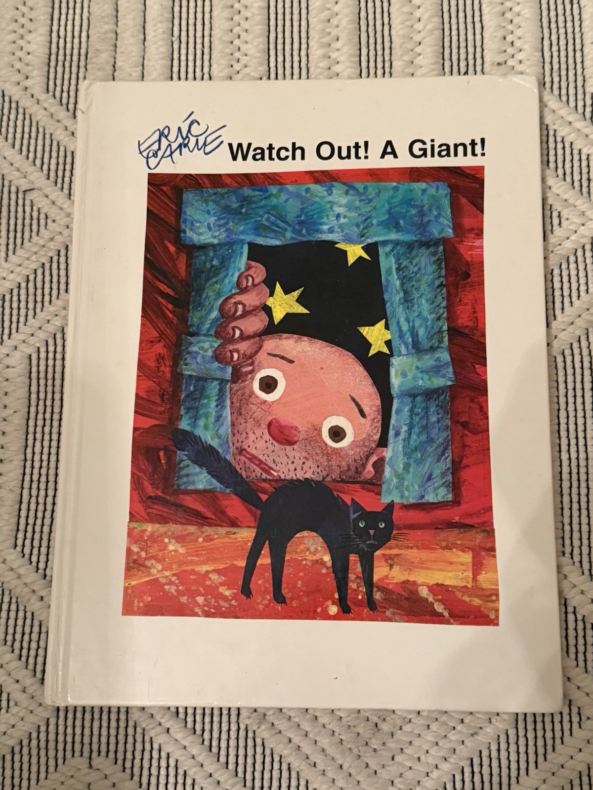 Eric Carle WATCH OUT! A GIANT! 1st Little Simon Edition 1st Printing Used