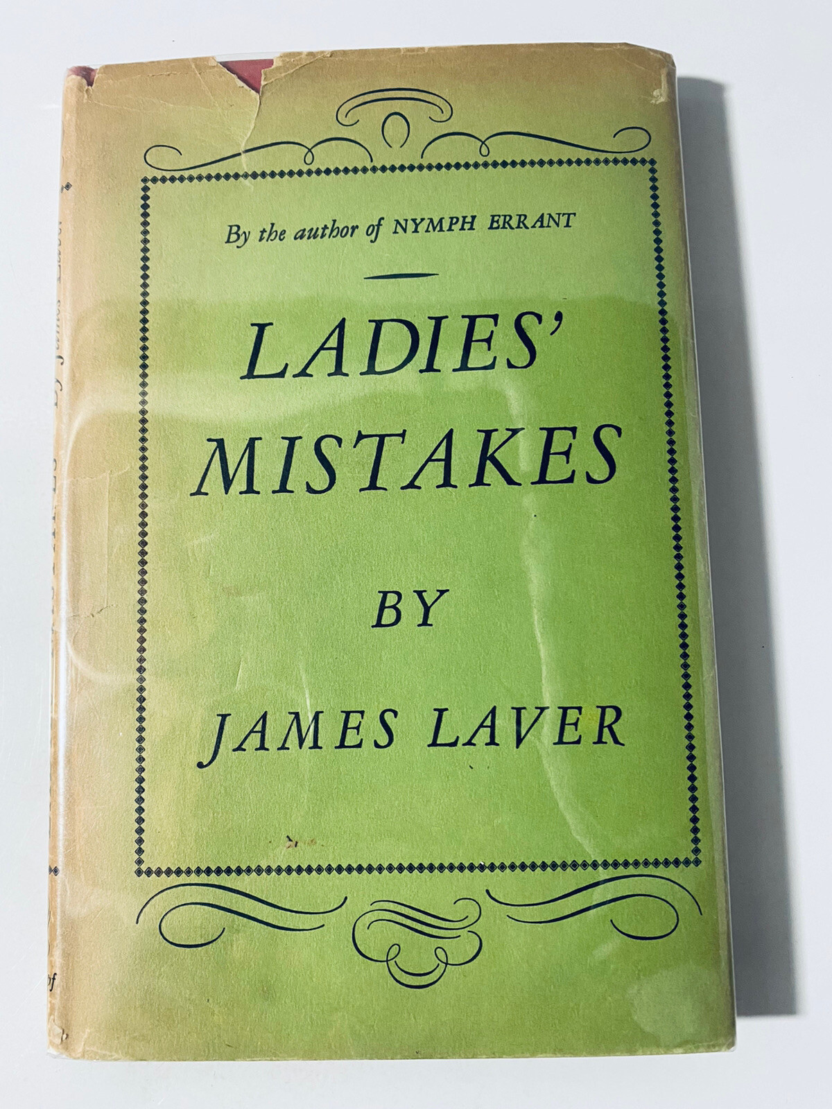 Ladies Mistakes James Laver 1934 Vintage Rare Book First Edition HC Dust Jacket