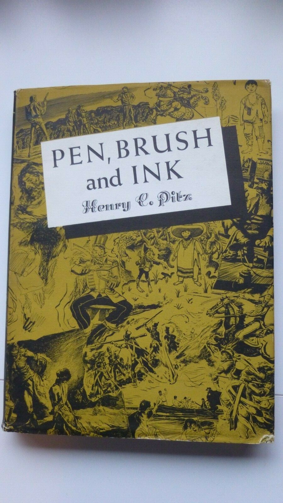 HENRY PITZ PEN INK AND BRUSH FIRST EDITION DJ 1949
