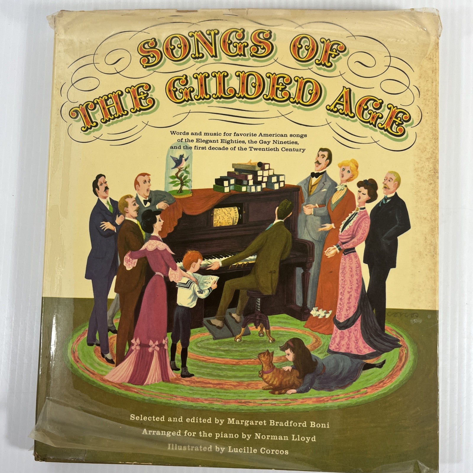 Songs of the Gilded Age Margaret Bradford Boni & Norman Lloyd 1960 Songbook
