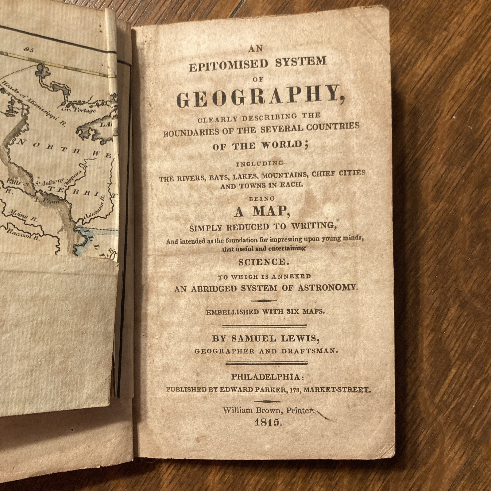 An Epitomised System of Geography – Samuel Lewis, 1815. 6 maps. Complete. Rare.