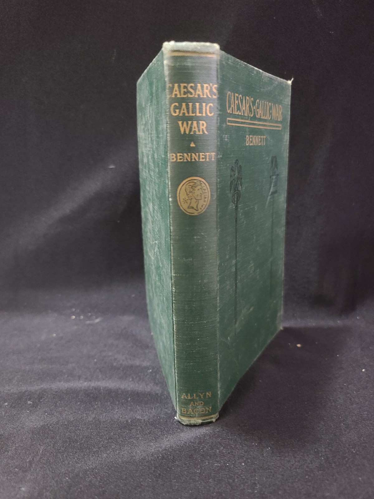 ?Best $? Caesar’s Gallic War Books I-IV by Charles E. Bennett 1903 HC In Latin