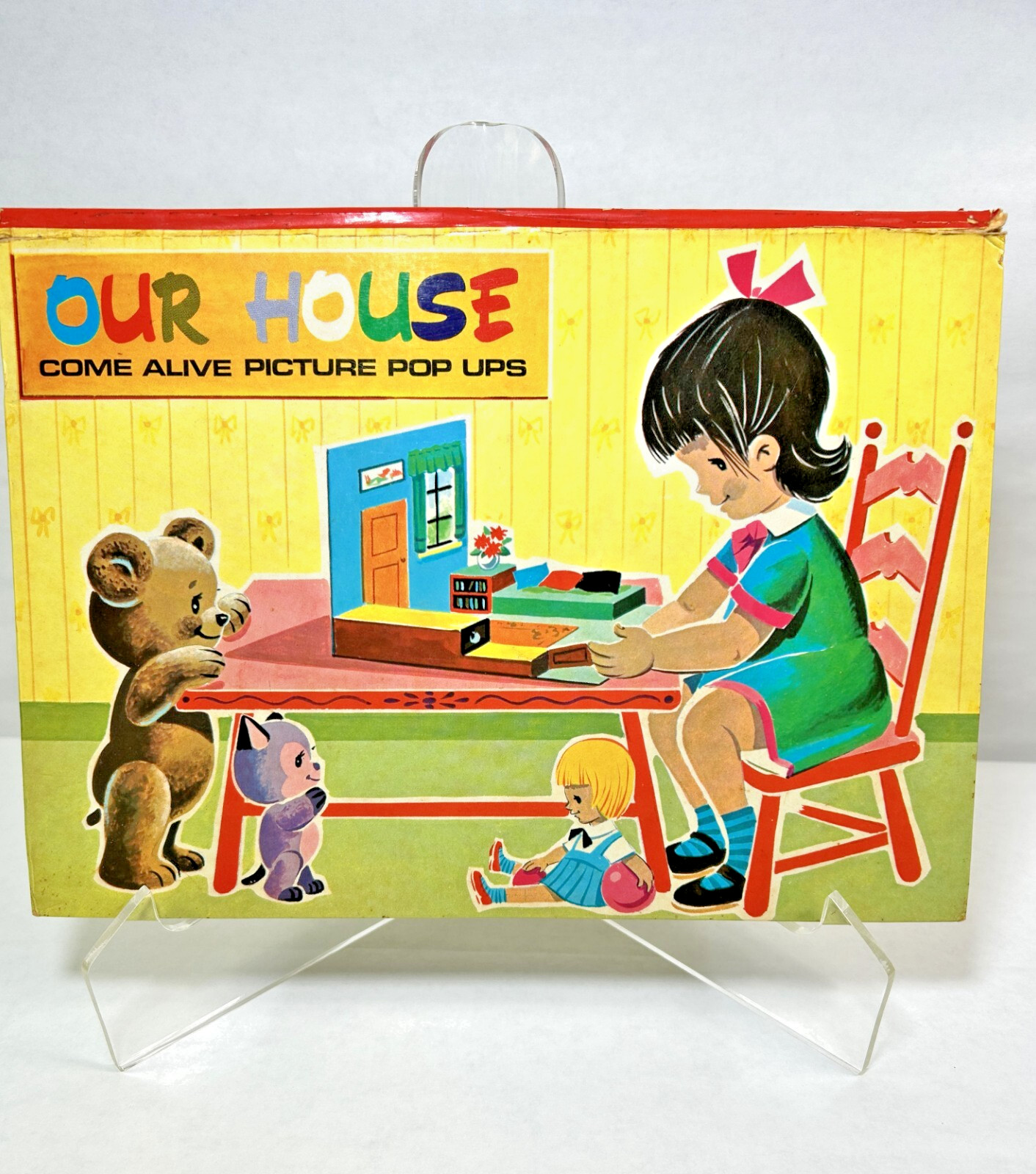 Vintage 1960’s „Our House“ Come Alive Pop-Ups Book by Murray Sales/Cresta House