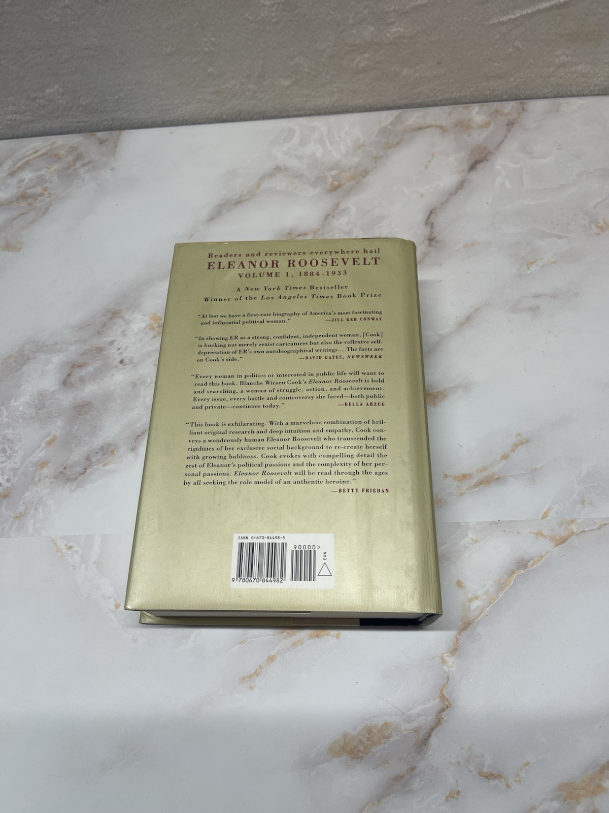 SIGNED Blanche Cook ELEANOR ROOSEVELT Vol 2 W/ MESSAGE Civil Rights Activist