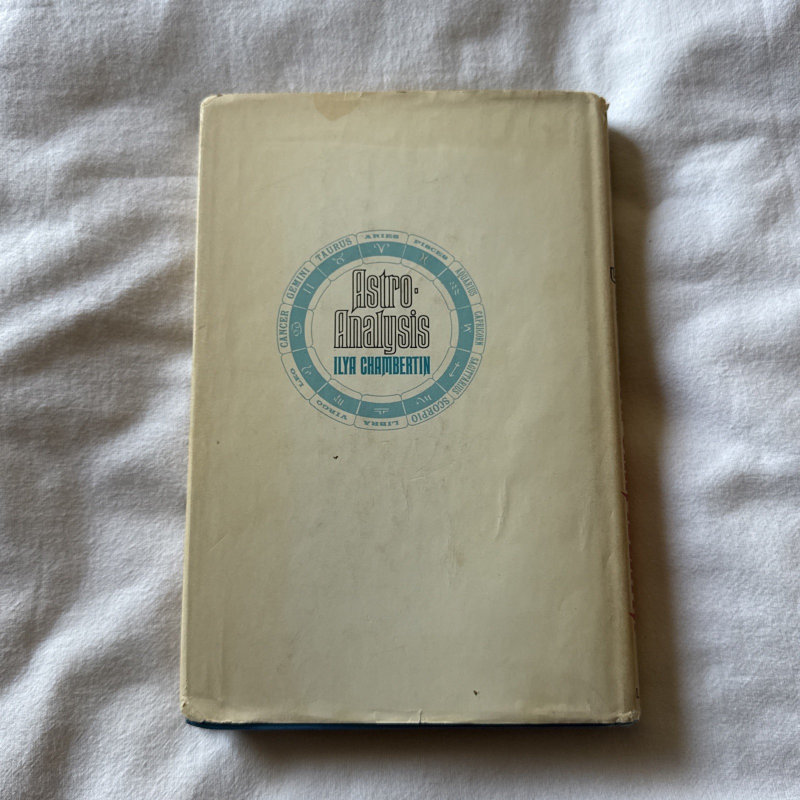 Astro-Analysis by Ilya Chambertin Vintage Hardcover Astrology Book Zodiac Signs
