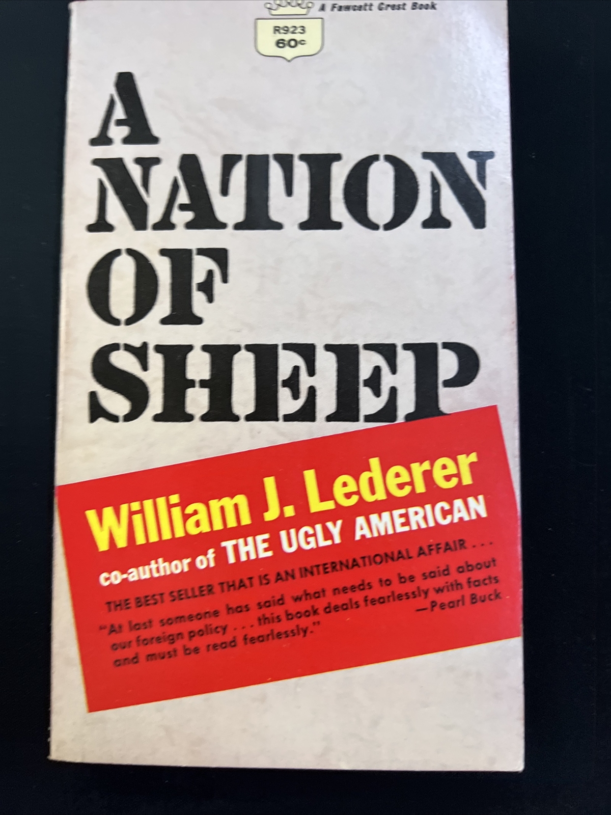 A Nation Of Sheep William J. Lederer 1967 Paperback Political E5