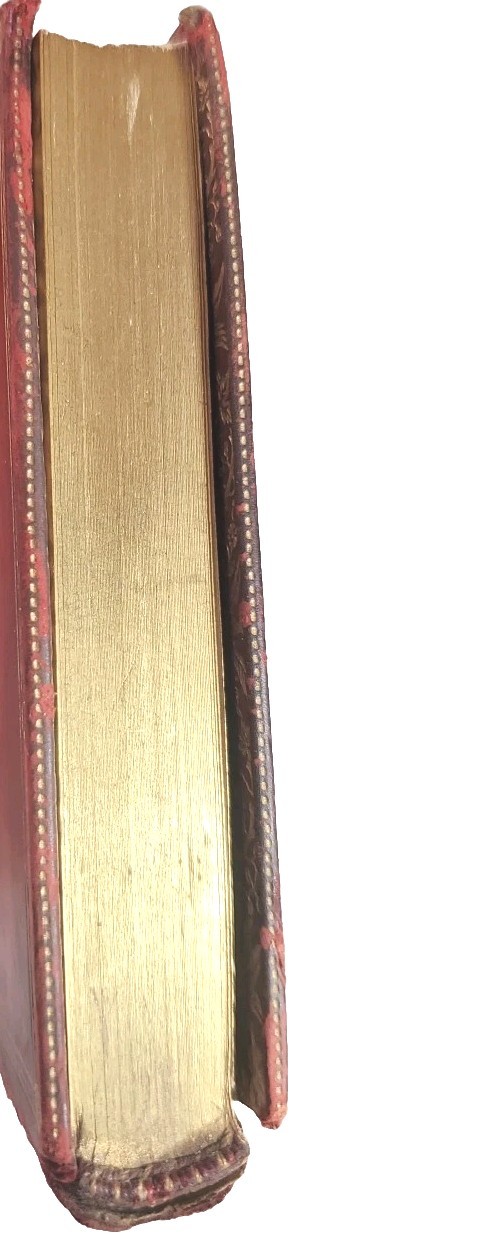Antique Leather Marcus Aurelius Thoughts Stoicism 1900s Gilt Rebound Stamp Work
