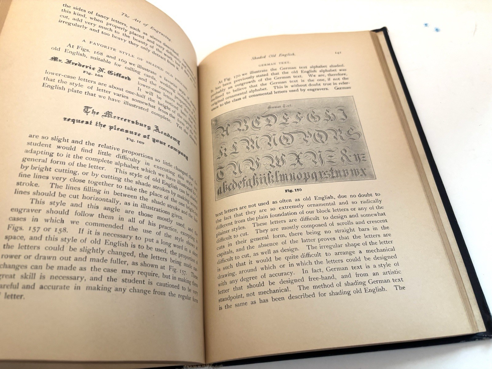 1909 The Art of Engraving F H Rees Antique Jewelry Monogram Lettering Cipher