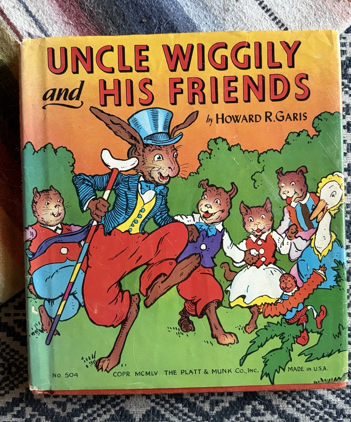 UNCLE WIGGILY AND HIS FRIENDS by HOWARD R. GARIS 1955 HC ILLUSTRATED CLASSIC