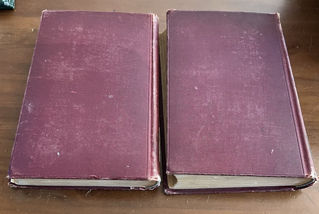Economic & Social History of New England Vol I & II 1890 Weeden 1st Ed Set