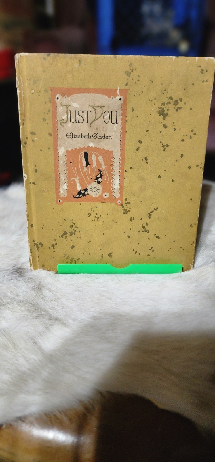 1st Addition 1915 Poetry Book Just You by Elizabeth Gordon, P.F. Volland Co.