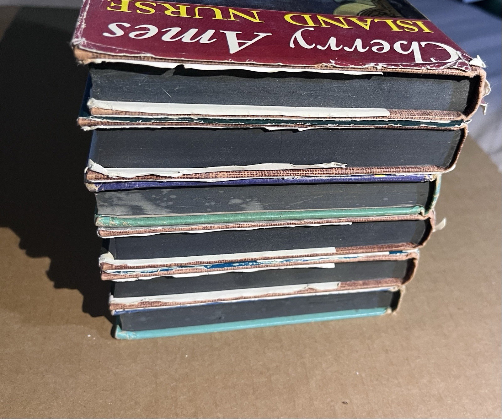 LOT OF 6 vintage CHERRY AMES nurse series hardcover novels 4 with dust jackets