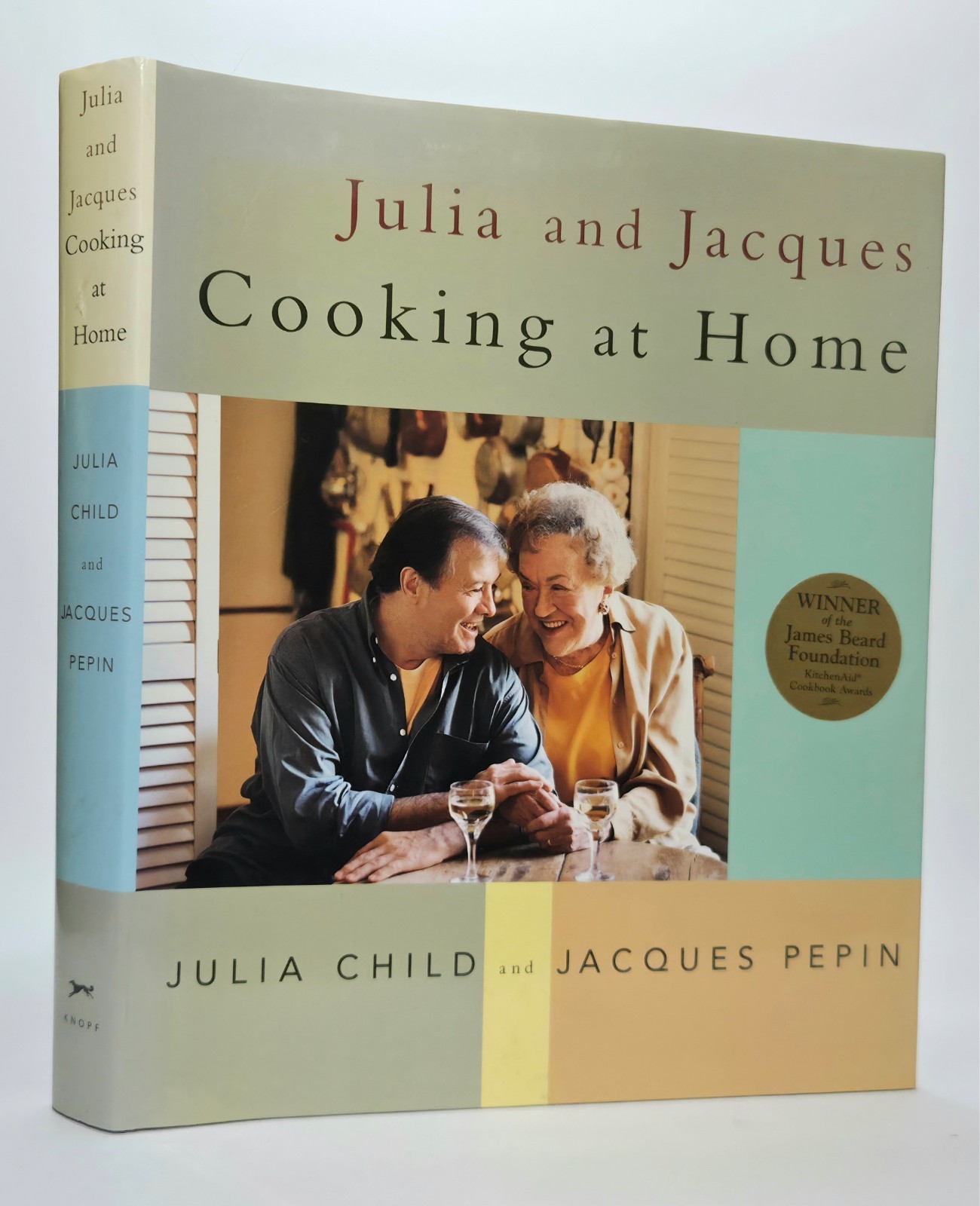 Julia and Jacques Cooking at Home 1999 First Edition First Printing HC$DJ Fine