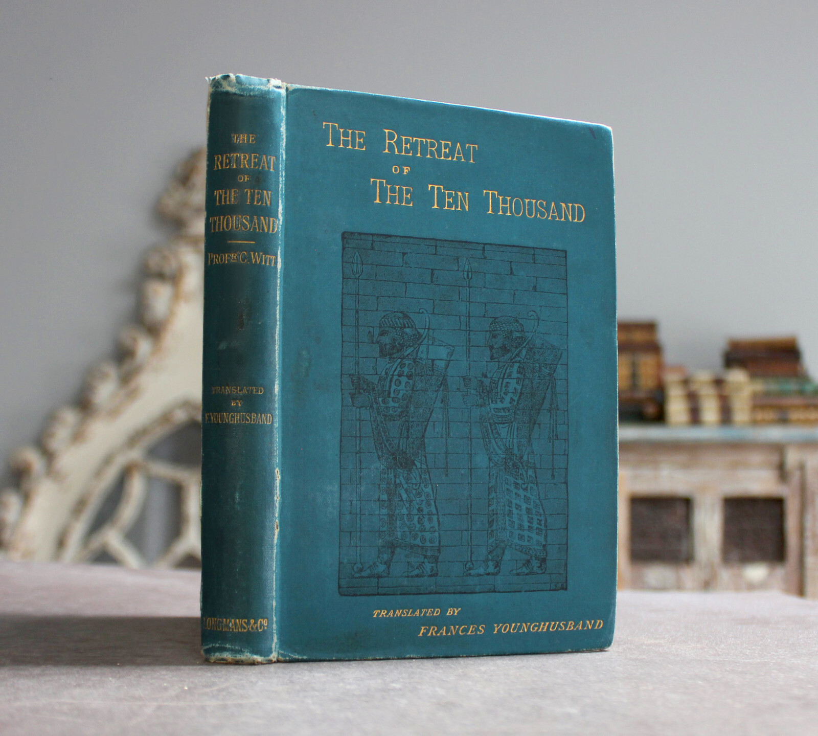Rare Antique Old Book Greeks Invade Persia Goes Horribly Wrong 1896 War Retreat