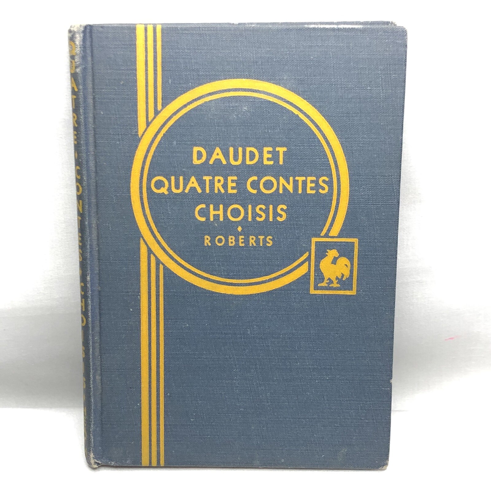 Daudet Quatre Contes Choisis – Roberts 1936 D.C. Heath and Company Vintage Book